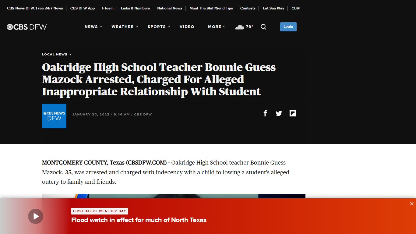 Oakridge High School Teacher Bonnie Guess Mazock Arrested, Charged For ...
